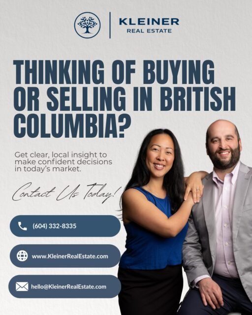 Thinking about buying or selling in British Columbia? 🏡Get clear, local insight to make confident decisions in today’s market. Whether you’re a first-time buyer, a move-up family, or an investor, having a trusted guide makes all the difference. Contact us today and let’s map out your next move! ⁣
⁣
#VancouverRealEstate #BCHomes #TeamKleiner