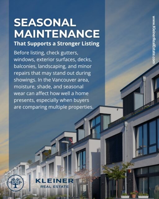 Buyers notice the details that show how a home has been cared for.Before listing, look at exterior surfaces, windows, outdoor areas, and small repairs that may affect first impressions. A well-prepared home can help the showing experience feel more confident and organized.Get the home ready before the market does the judging. ⁣
⁣
#RichmondBC #SellerTips #HomeMaintenance