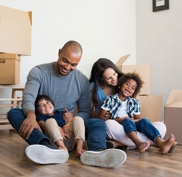 All-Inclusive Home Buying Services for Upsizing - Family moving in